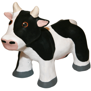 Size 1 Mini Concrete Cow