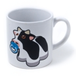 Milton Keynes Mini Concrete Cows and Souvenirs - Mug : Born in Milton Keynes, Blue