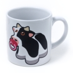 Milton Keynes Mini Concrete Cows and Souvenirs - Mug : Born in Milton Keynes, Blue