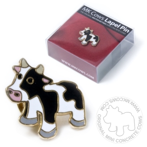 Milton Keynes Cow Lapel Pin