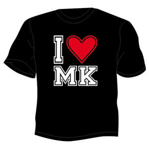 I Love Milton Keynes MK T-shirt