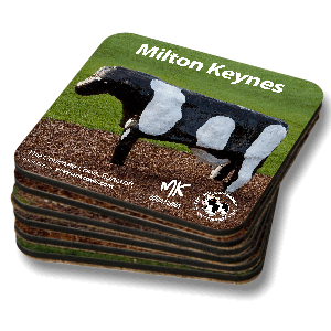 Milton Keynes Concrete Cows Coaster