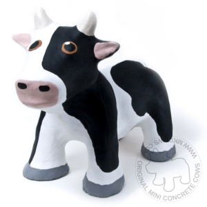 Large Mini Concrete Cow, Standard